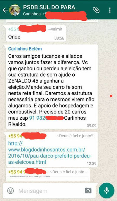 PSDB, desesperado, mobiliza fazendeiros no Sul do Pará para derrotar Edmilson