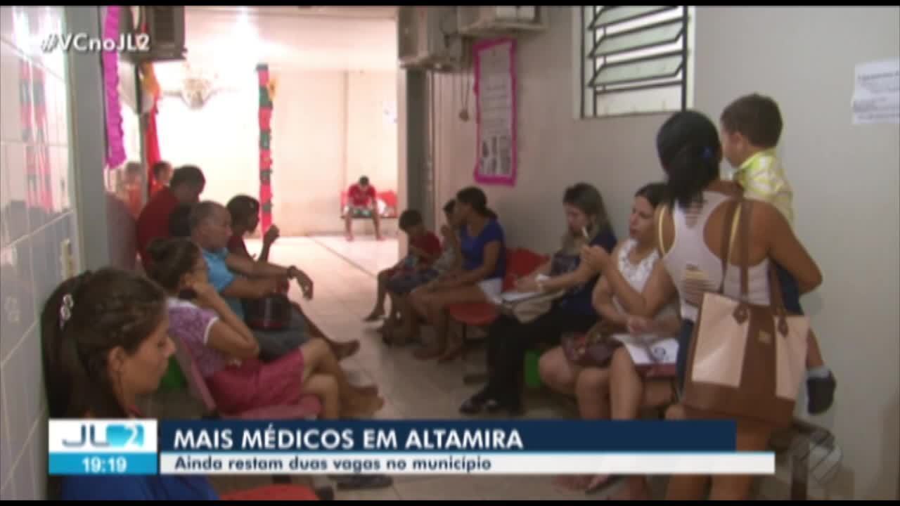 Mais Médicos ainda não preencheu duas vagas na zona rural de Altamira, no Pará